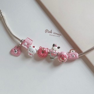 Charm  Pink Corner - Trang sức bạc Nobsilver