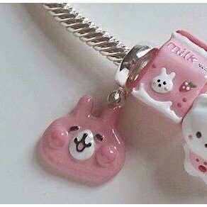 Charm  Pink Corner - Trang sức bạc Nobsilver
