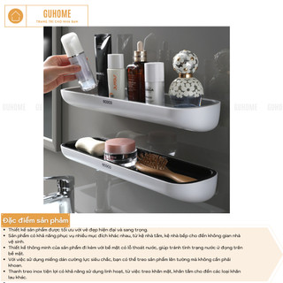 Kệ Nhà Tắm Để Đồ ECOCO Cao Cấp Dán Tường