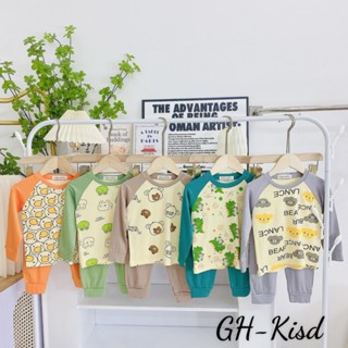 Bộ Dài Tay Thun Lạnh Minky Mon Cho Bé 7-27kg Cao 80-125Cm Thoáng Mát Mềm Mịn