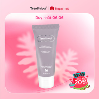 Kem Dưỡng Da Tay Teenilicious Hand Cream With Moroccan Oil & Mulberry Dưỡng Ẩm Mềm Mịn- 15g 