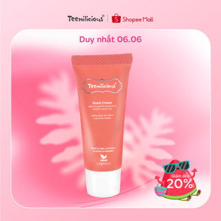 Kem Dưỡng Da Tay Teenilicious Hand Cream With Grapefruit Seed Oil & Matcha Green Tea - 15g 