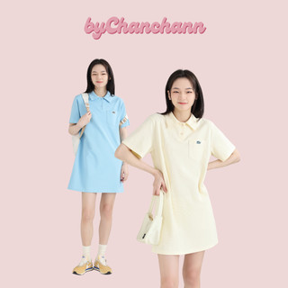 Váy polo Dessuu dáng basic logo thêu DSU
