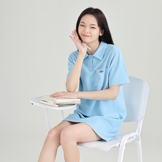 Váy polo Dessuu dáng basic logo thêu DSU
