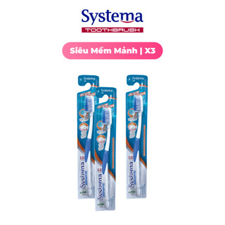 Combo 3 Bàn Chải Đánh Răng Systema Active Clean - Siêu Mềm Mảnh