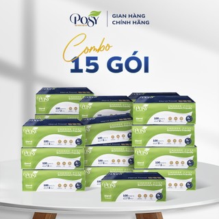 [COMBO TIỆN LỢI] COMBO 15 GÓI KHĂN LAU ĐA NĂNG POSY 100 TỜ 2 LỚP