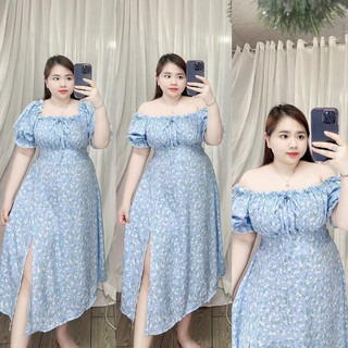 [BIGSIZE] ĐẦM PHOM DÀI XẺ TÀ 65-95kg By LINH NGUYỄN