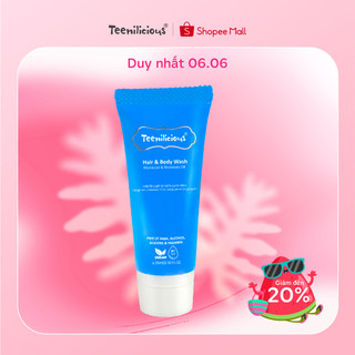 Sữa Tắm Gội Toàn Thân Teenilicious Hair & Body Wash Moroccan & Rosemary Oil - 15ml 