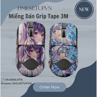 Miếng Dán Grip Tape 3M Chống Trượt dành cho Chuột VXE / VGN Dragonfly R1 SE PRO MAX - Skin Gaming Mouse