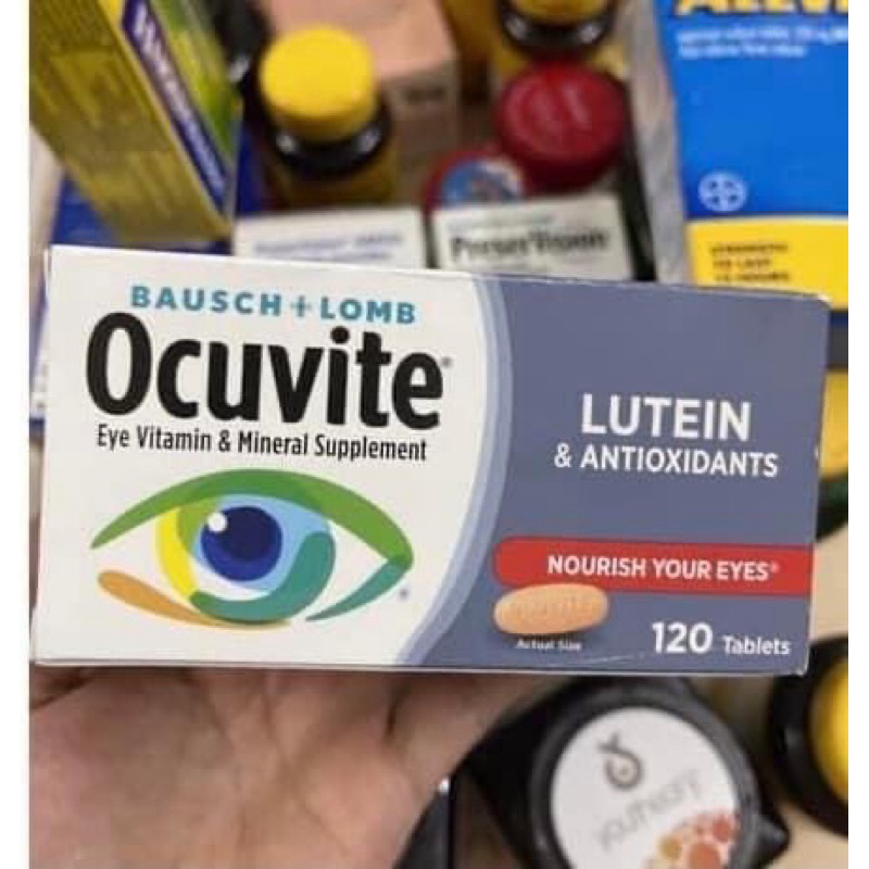 Thuốc bổ mắt Ocuvite Eye Vitamin & Mineral with Lutein 120 viên
