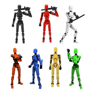 Lucky 13 Kit Mô hình đồ chơi robot Figure DUMMY 13 in 3D khớp linh hoạt