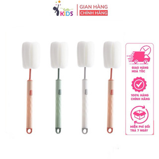 Cọ rửa bình sữa bọt biển 1 chị tiết, tháo ráp được tiện lợi