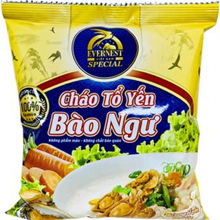 COMBO 15 Gói Cháo Tổ Yến Bào Ngư Evernest Special (55gr x 15 gói)