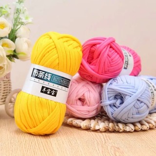 Sợi vải acrylic chuyên làm túi 100g sợi vải cotton móc túi hot trend