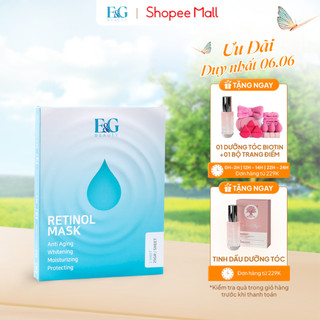Mặt nạ Retinol E&G phục hồi, siêu cấp ẩm, làm trắng và căng bóng da, ngăn ngừa lão hoá da hộp 3 miếng 25gx3 - E&G Beauty