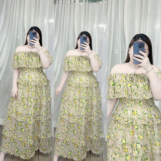 [BIGSIZE] Đầm cột nơ cổ  (60-90KG)