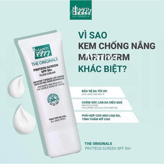 Kem Chống Nắng Marti phổ rộng xanh lá SPF50+ cho mọi nền da cả da dầu mụn , nhạy cảm