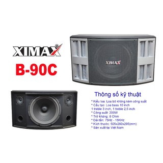 Loa treo tường CaliPhate, loa kafraoke gia đình XIMAX B90, Loa thùng B100, Loa karaoke bass 25 A950