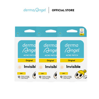 Combo 3 Miếng Dán Mụn Dành Cho Ban Ngày Derma Angel Acne Patch Day 12 Miếng