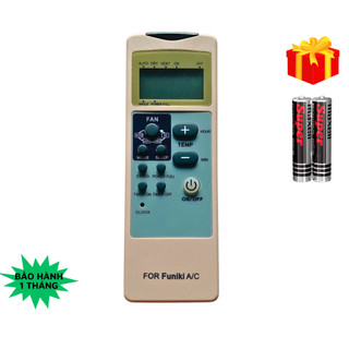 Điều khiển điều hòa Funiki Mã 01, remote máy lạnh Funiki - Tặng kèm pin