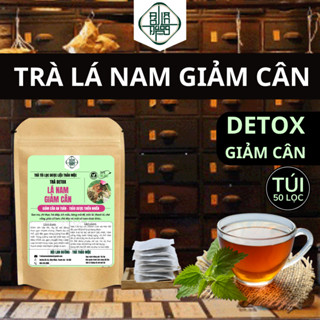 Trà giảm cân lá nam 10 vị -Bội Lan Đường- thải mỡ hủy mỡ nội tạng, giảm cân an toàn - bịch 50 lọc 3g