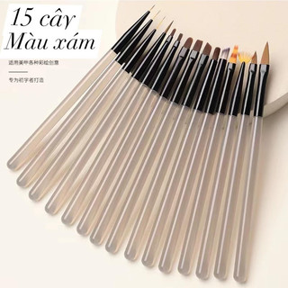 cọ vẽ 15 cây 15 mẫu