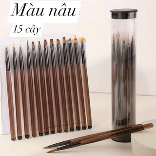 cọ vẽ 15 cây 15 mẫu