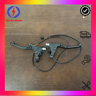 Tay thắng, tay phanh 3 lỗ dành cho mọi loại xe đạp điện Newbeer, M133,...có lỗ chân gương