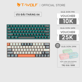 Bàn phím cơ T-WOLF T60 Chính hãng