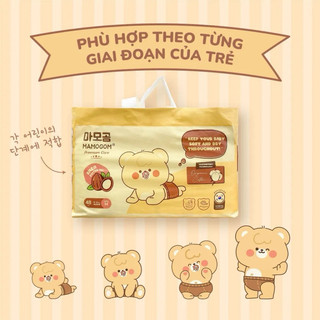 (Tặng thêm 1 bịch) Combo 4 bịch bỉm Mamogom size S/M/L/XL/XXL
