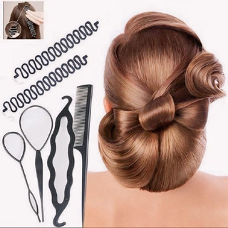 Set 6 dụng cụ tạo kiểu tóc tết bện cho nữ hỗ trợ thắt bím tạo kiểu tóc nhanh chóng 88807
