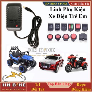 Sạc pin xe ô tô điện trẻ em - xe máy điện - 6v - 12v