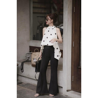[HÀNG CÓ SẴN] Áo Lụa Chấm Bi 𝑨𝑺𝑯𝒀𝑳𝑬𝒀