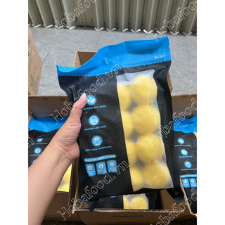 Bánh bao kim sa trứng muối siêu tan chảy - bamboo gói 540g 12 cái