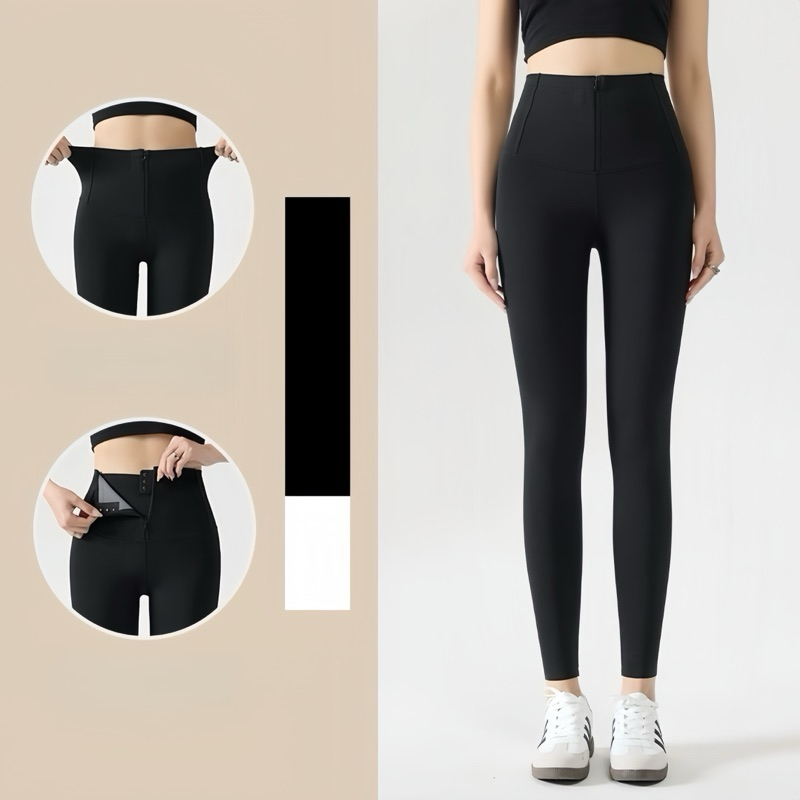 Quần legging định hình khoá cài 2 lớp gen bụng chống tia UV  UPF 50+ quần legging su đúc định hình khoá cài Boochic | BigBuy360 - bigbuy360.vn