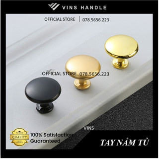 Tay nắm tủ hình đầu nấm - núm tủ tròn tp mã số 19