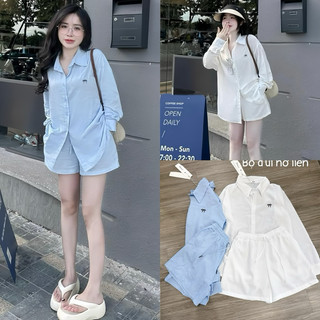 BỘ ĐŨI NỮ NƠ LIÊN 2 MÀU QUẦN 2 lớp siêu mát kèm ảnh thật