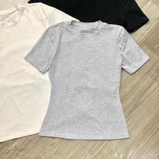Áo thun nữ BBT dáng trơn siêu xinh dễ phối đồ chất thoáng mát
