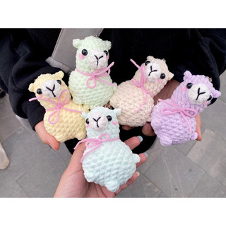 Móc khoá len lạc đà alpaca