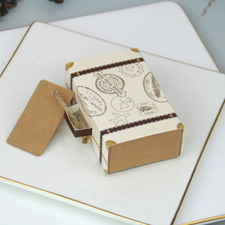 Hộp giấy kraft mini Vintage