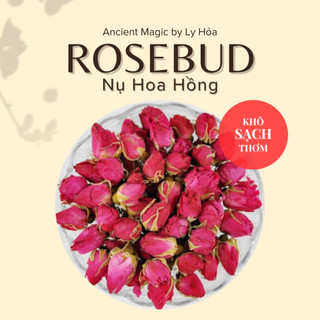 500g NỤ HOA HỒNG KHÔ (ROSEBUD) loại đẹp | Làm Spell, Witchcraft - Decor - Pha trà - Detox... | Ancient Magic by Ly Hỏa