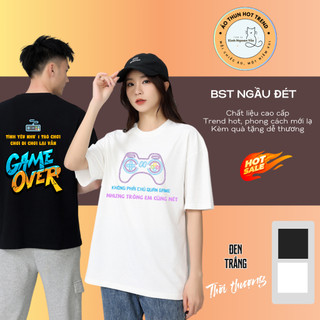 Áo thun local brand TÌNH YÊU NHƯ MỘT TRÒ CHƠI  - Áo phông nam nữ 100% cotton cao cấp thoáng mát