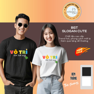 Áo thun unisex VÔ TRI local brand form rộng - Áo phông nam nữ 100% cotton cao cấp, thoáng mát