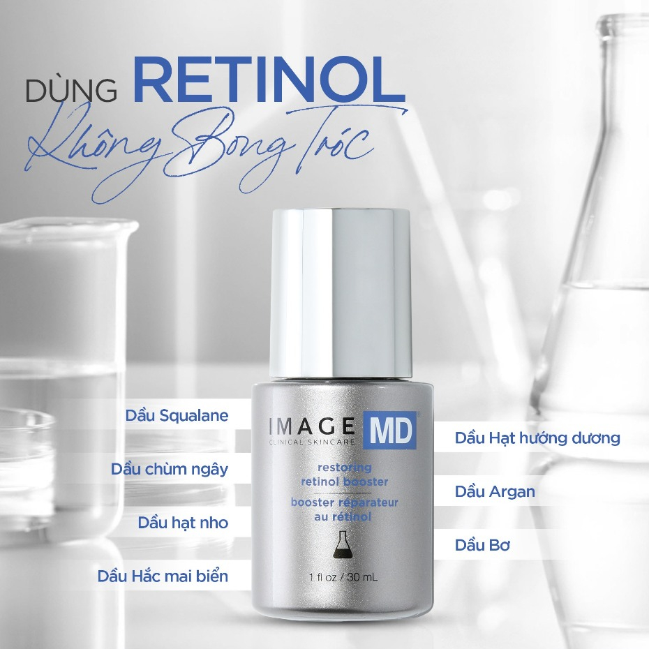 [HÀNG CÔNG TY] Tinh Chất Retinol Giúp Phục Hồi & Trẻ Hóa Da Image MD Restoring Retinol Booster 30ml