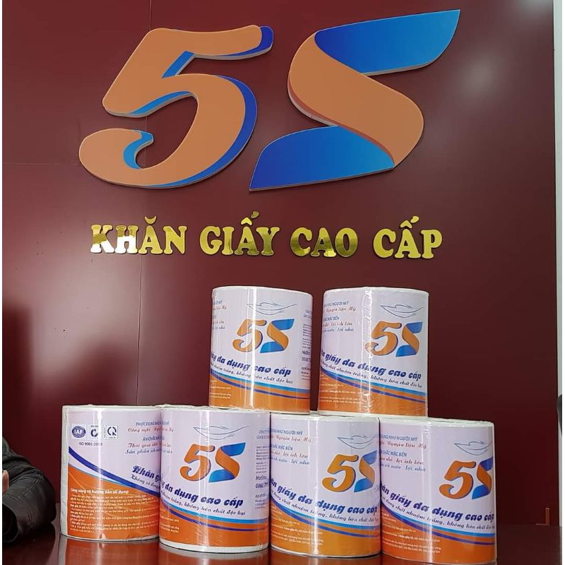 Giấy Lau Bếp Đa Năng 1Kg/1 Cuộn 600 Tờ 20X22 (Giấy Nhúng Nước Không Mủn, Thấm Dầu Đồ Chiên Rán, Lau Gương Kính)