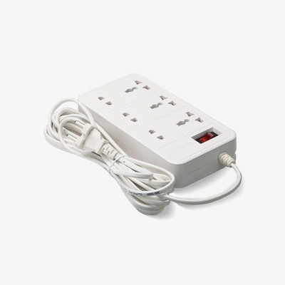 Ổ cắm đa năng thông minh kéo dài Rạng Đông chịu tải OC06 10A công suất 2500W thiết kế đảm bảo an toàn
