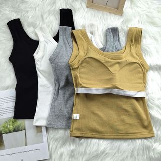 Áo Ba Lỗ Nữ Có Đệm Ngực