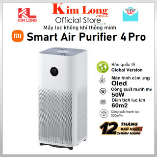 Máy lọc không khí Xiaomi Smart Air Purifier 4 Pro EU (BHR5056EU) - Hàng chính hãng