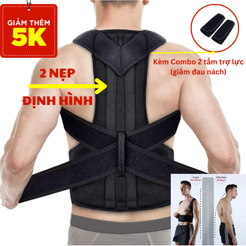 Đai Chống Gù Lưng Jing.Ba Thế Hệ Mới Cả Nam&Nữ- Nẹp Thẳng Lưng, Đúng Tư Thế, Chống Đau Lưng, Thoái Hoá,...