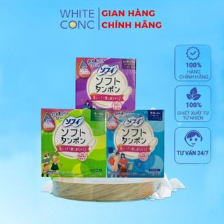 Băng vệ sinh Tampon Nhật Bản Siêu Thấm Hút Khô Thoáng Dịu Nhẹ Siêu Sạch